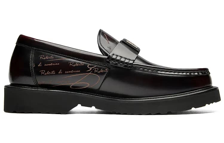 Roberta Di Camerino Dress Shoes Men Low-Top Burgundy 2