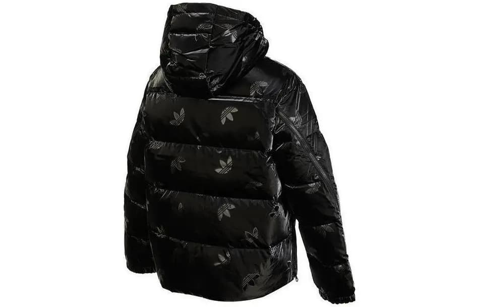 adidas Originals Trefoil FW22 Qadın Pux gödəkçəsi Qara 2