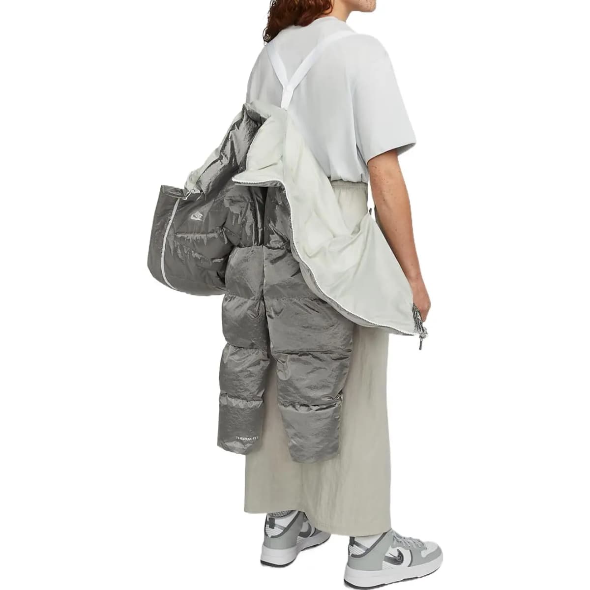 Nike Sportswear Puffer Jackets Women's Silver 4