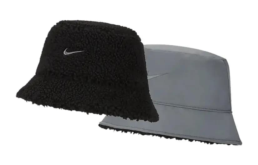 Nike Reversible Fleece Panama Şlyapa Qara/Boz