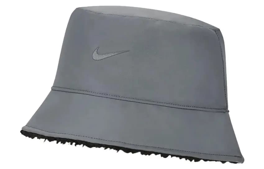 Nike Reversible Fleece Panama Şlyapa Qara/Boz 5