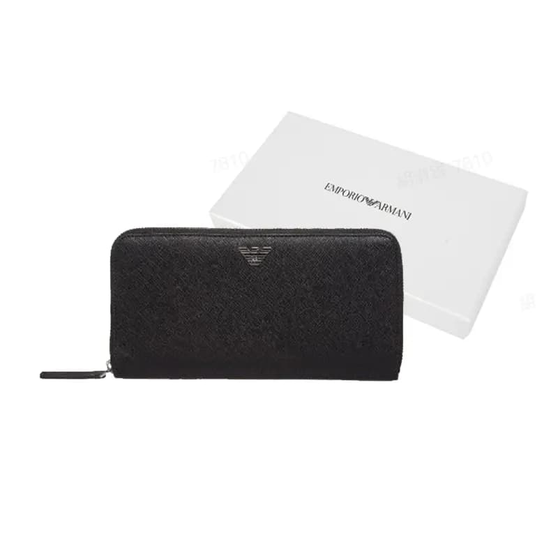 EMPORIO ARMANI Pulqabı Kişi Qara 6