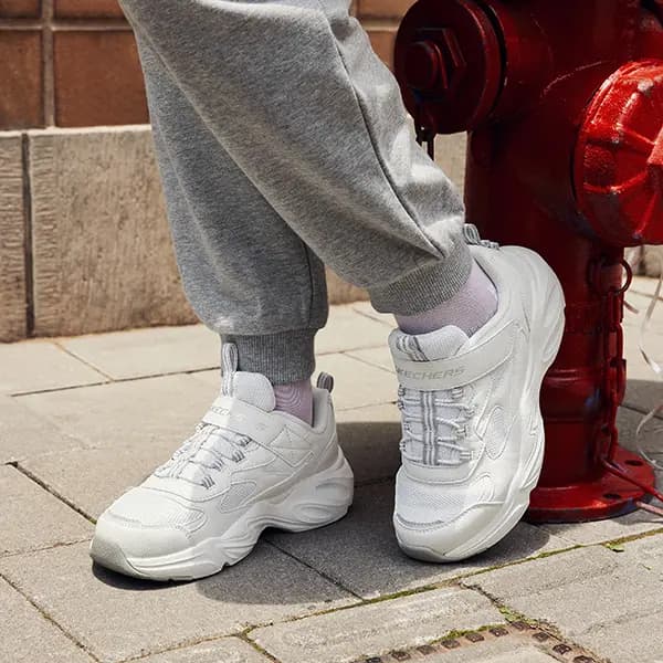 Skechers Stamina Airy Uşaq Gündəlik Ayaqqabısı Ağ/Boz 10