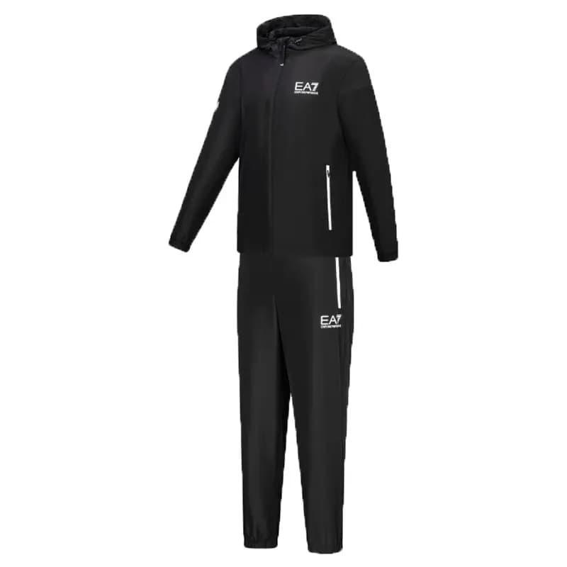 EMPORIO ARMANI EA7 Kişi İdman Kostyumu Qara 3