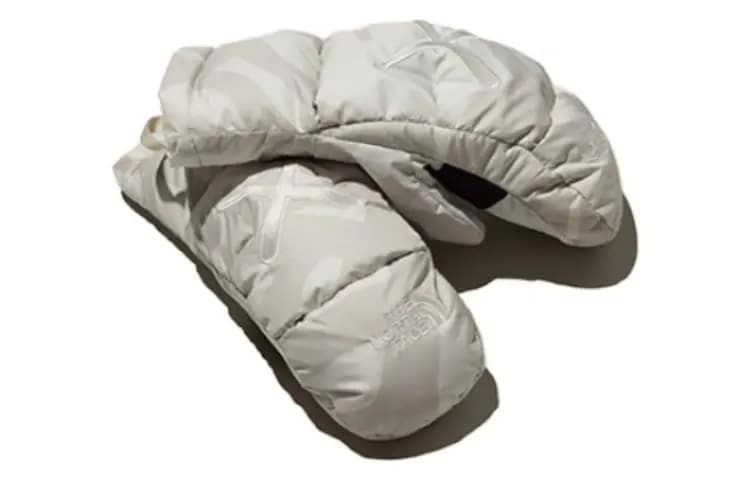 THE NORTH FACE Leather Other Gloves Unisex Light Gray