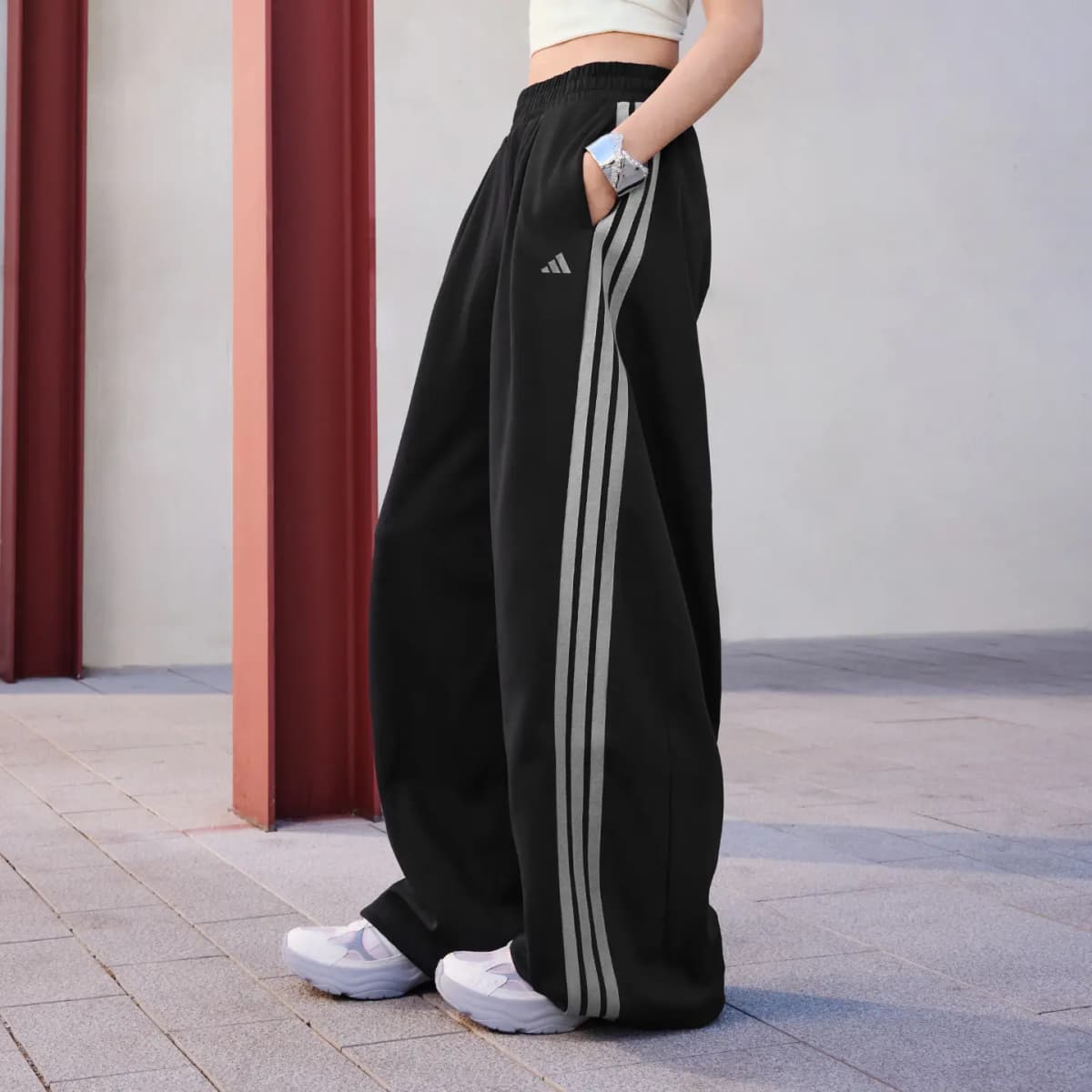 adidas Dance INTERLOCK Qadın İdman Şalvarı 4