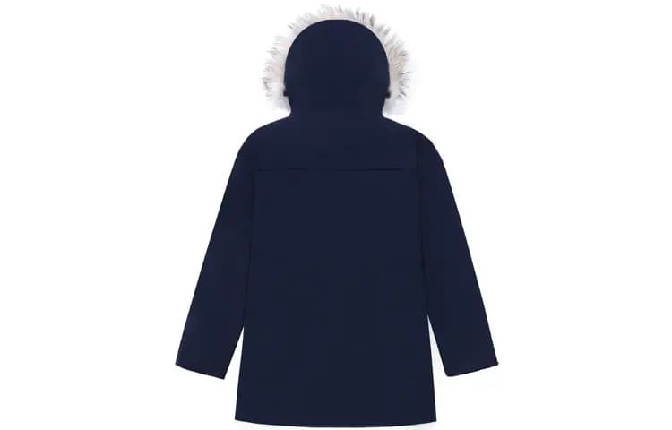 CAMEL All-Weather Series Solid Color Liner Warm Zip Hooded Fur Collar Mid-Length Thick 3-in-1 Jacket Winter Women's 2