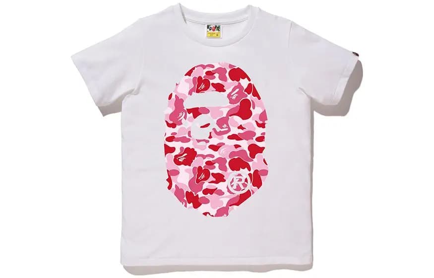 A BATHING APE Abc Camo Big Ape Head Köynək Ağ/Qara 11
