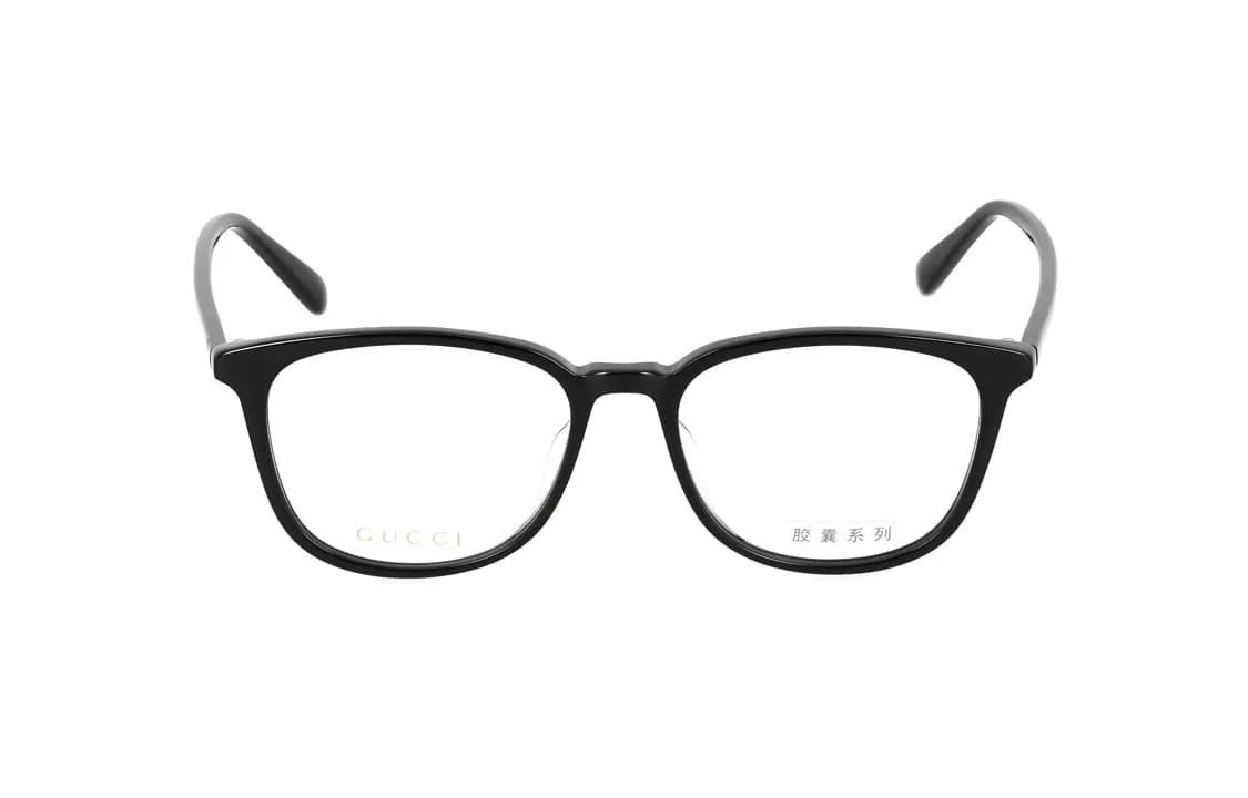 GUCCI Light Luxury Premium Series Vibrant Business Travel Edition Acetate Frame Rectangle Optical Glasses Men's Black 5