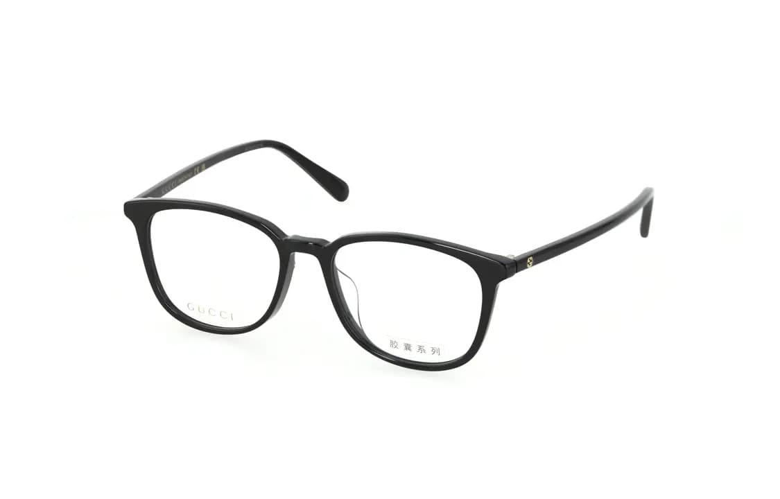 GUCCI Light Luxury Premium Series Vibrant Business Travel Edition Acetate Frame Rectangle Optical Glasses Men's Black 4
