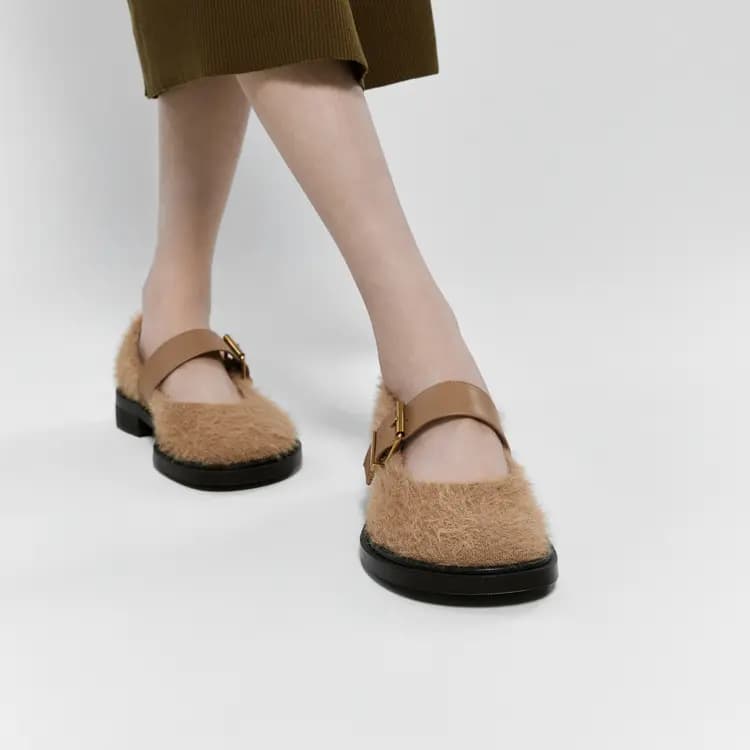 CHARLES & KEITH Qadın Mary Jane Ayaqqabısı 3.1sm 4