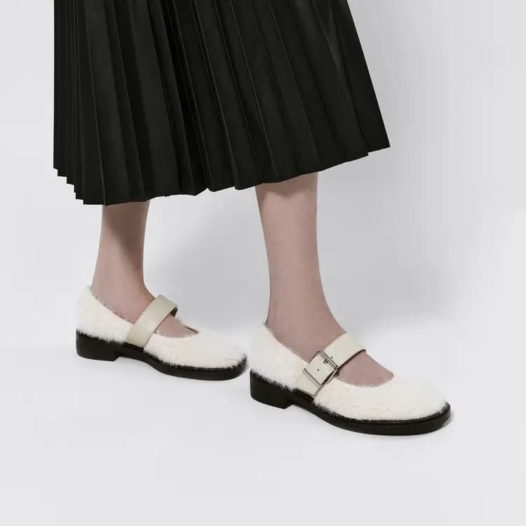 CHARLES & KEITH Qadın Mary Jane Ayaqqabısı 3.1sm 8
