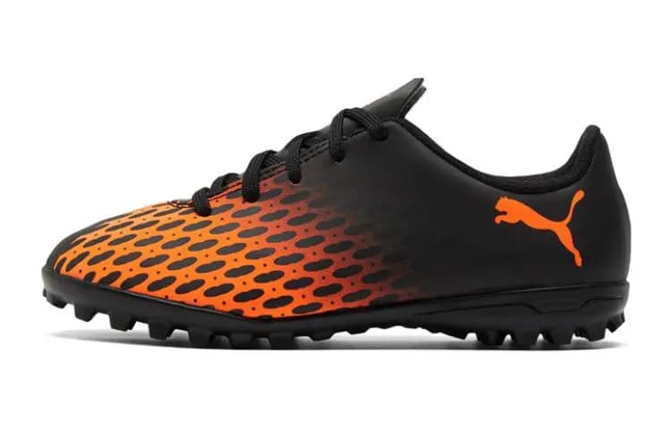 PUMA Rapido 3 Spirit 3 TT Jr Kids' Soccer Shoes Black/Orange
