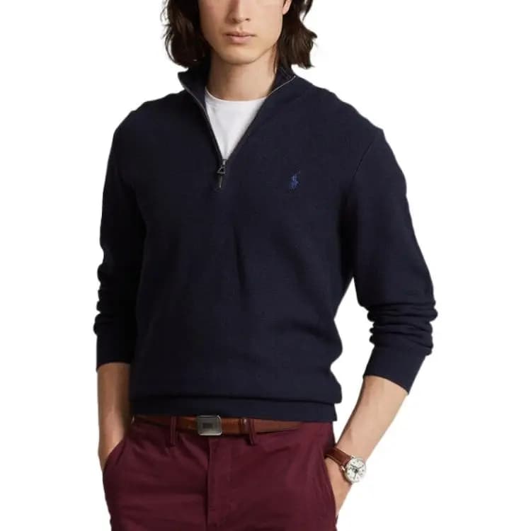 Polo Ralph Lauren FW22 Kişi Sviteri Göy 3