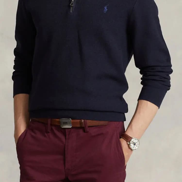 Polo Ralph Lauren FW22 Kişi Sviteri Göy 7