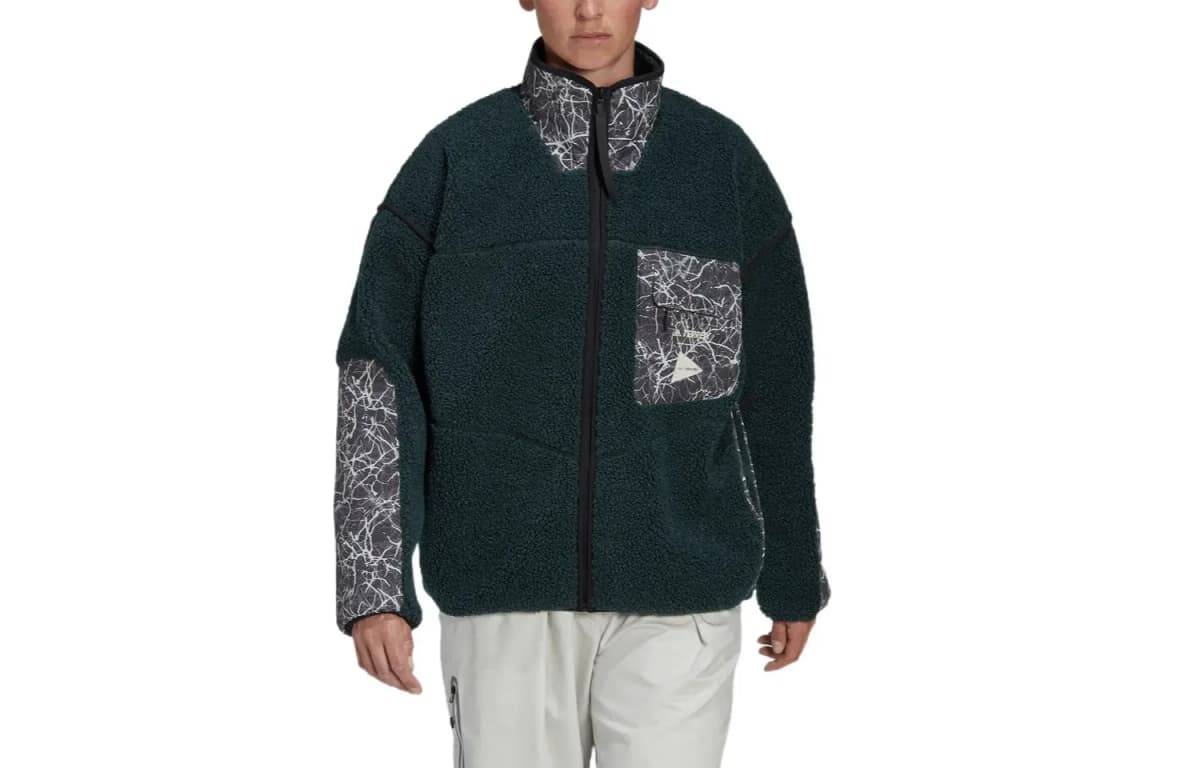 And Wander X Adidas Məxmər Qadın Pencəyi Yaşıl 2
