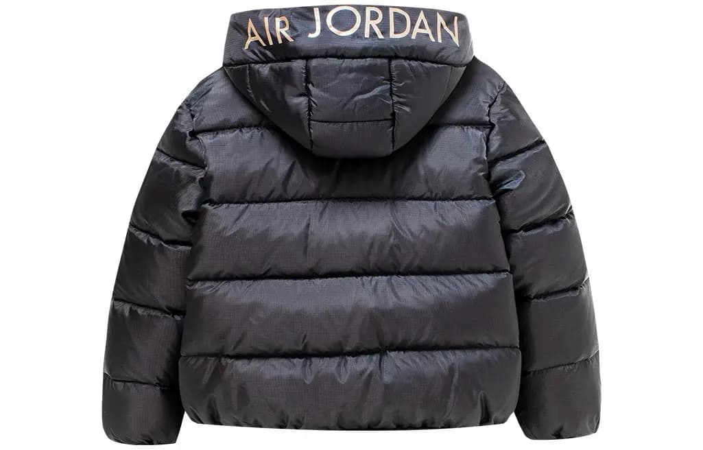 Jordan Uşaq Qısa Pulu Gödəkçə Qara 2
