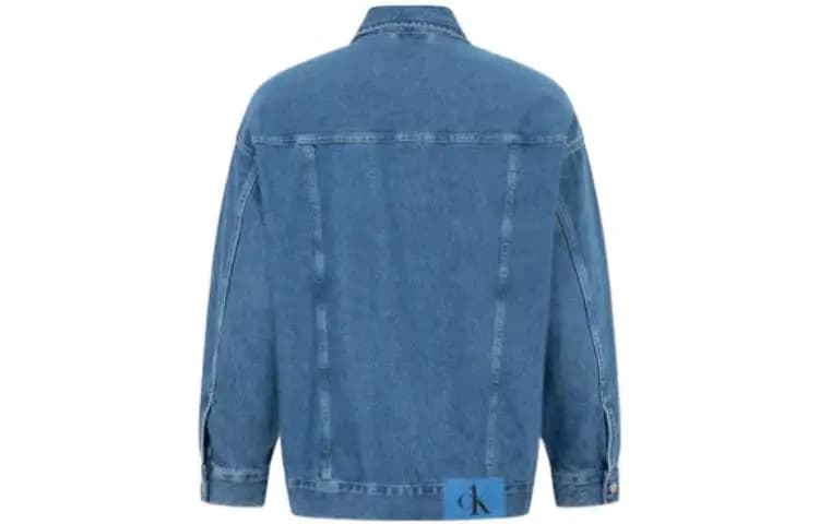 Calvin Klein Unisex Cins Pencək Mavi 2