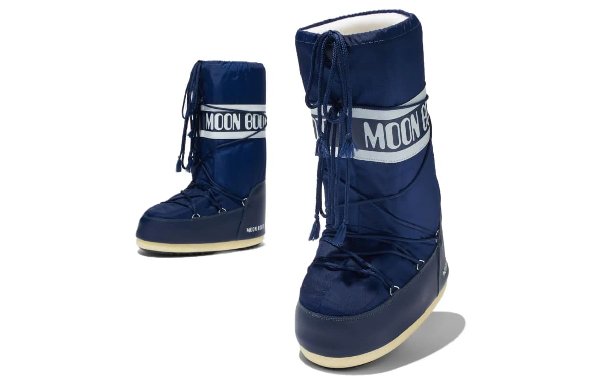 Moon Boot Crew Unisex Qar Çəkməsi Mavi 3