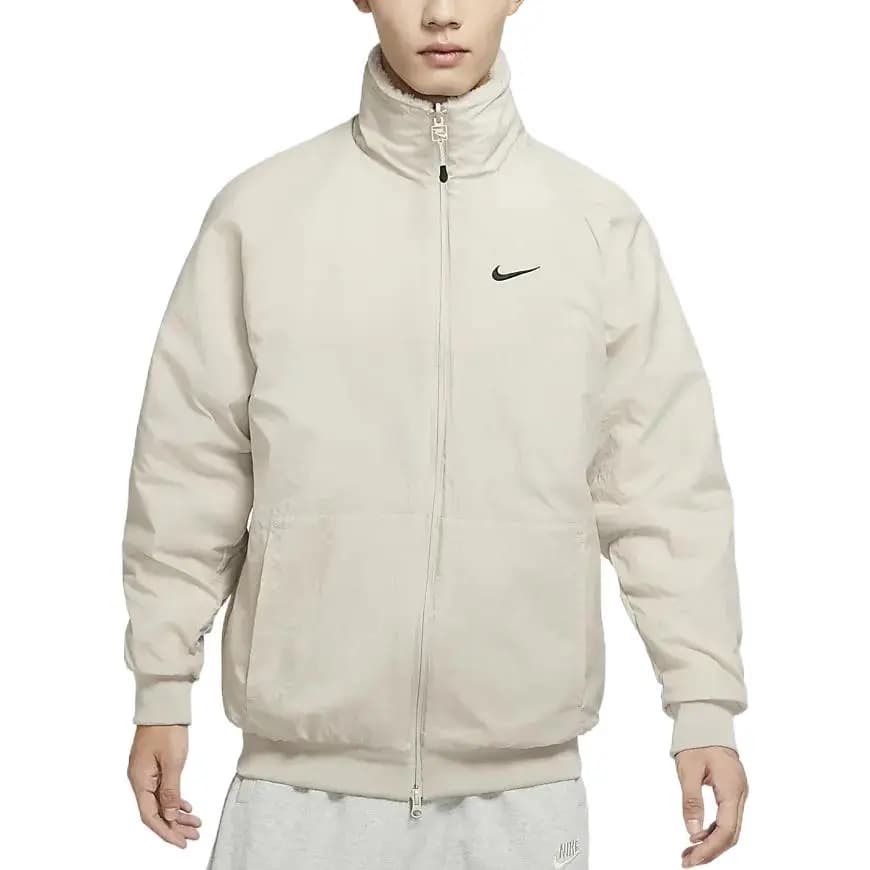 Nike Kişi Məxmər Pencəyi Ağ 4
