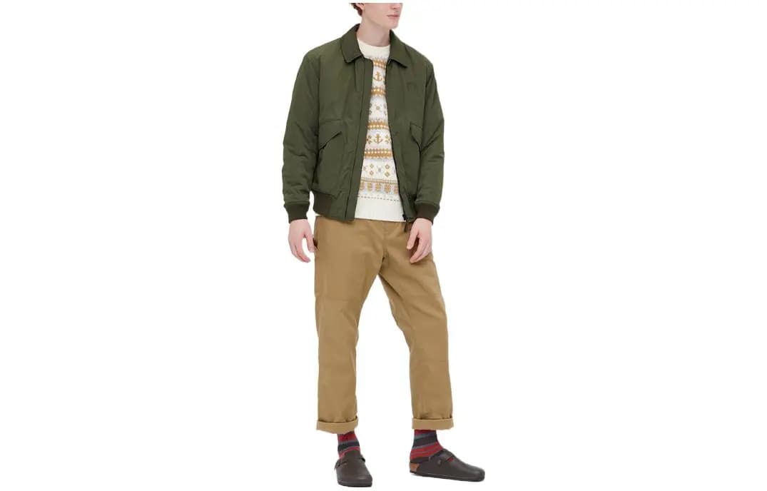 UNIQLO x Jwa FW22 Kişi Şalvarı Tünd Bej