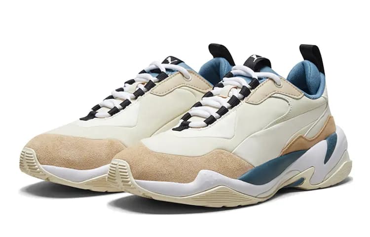 PUMA Thunder Nature Ağ/Qəhvəyi/Mavi 2