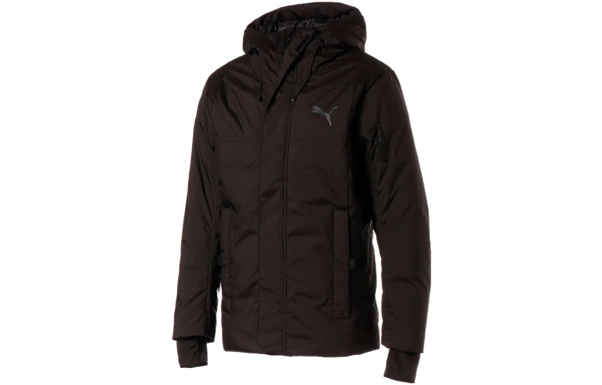 PUMA Hooded Down Jacket Kişi Qara