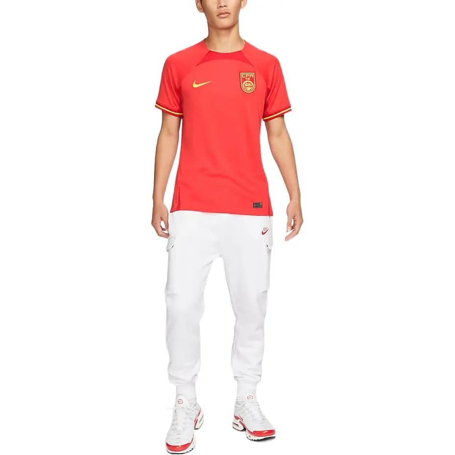 Nike Dri-Fit Kişi Futbol Köynəyi Qırmızı 3