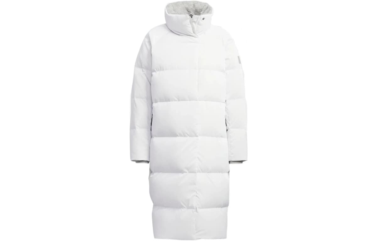adidas W Goose Down Qadın Puffer Pencək Ağ