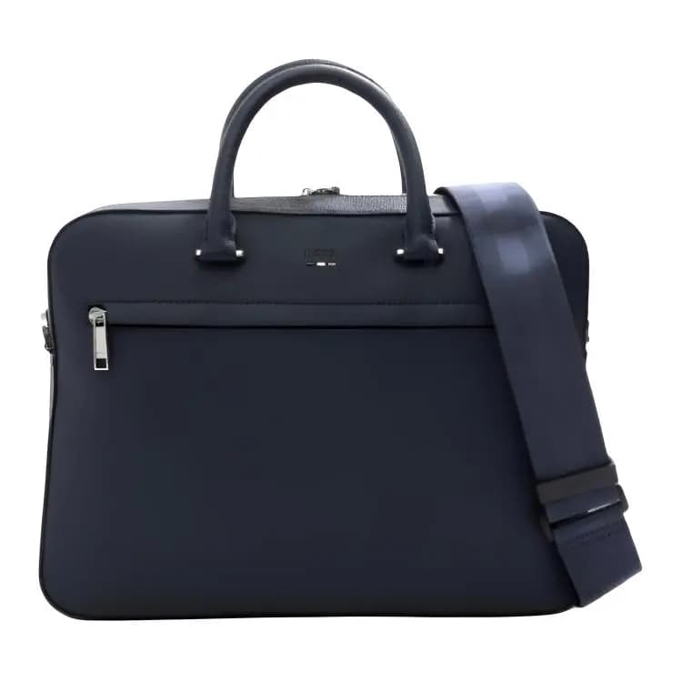 HUGO BOSS 26SS Süni Dəri Portfel Unisex Qara