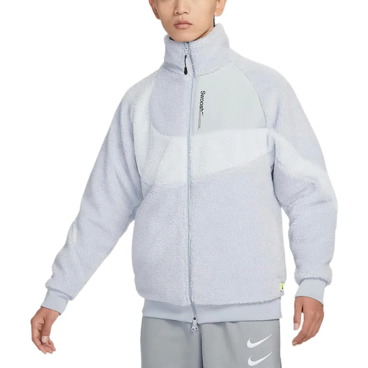 Nike Kişi Məxmər Pencəyi Wolf Gray 4