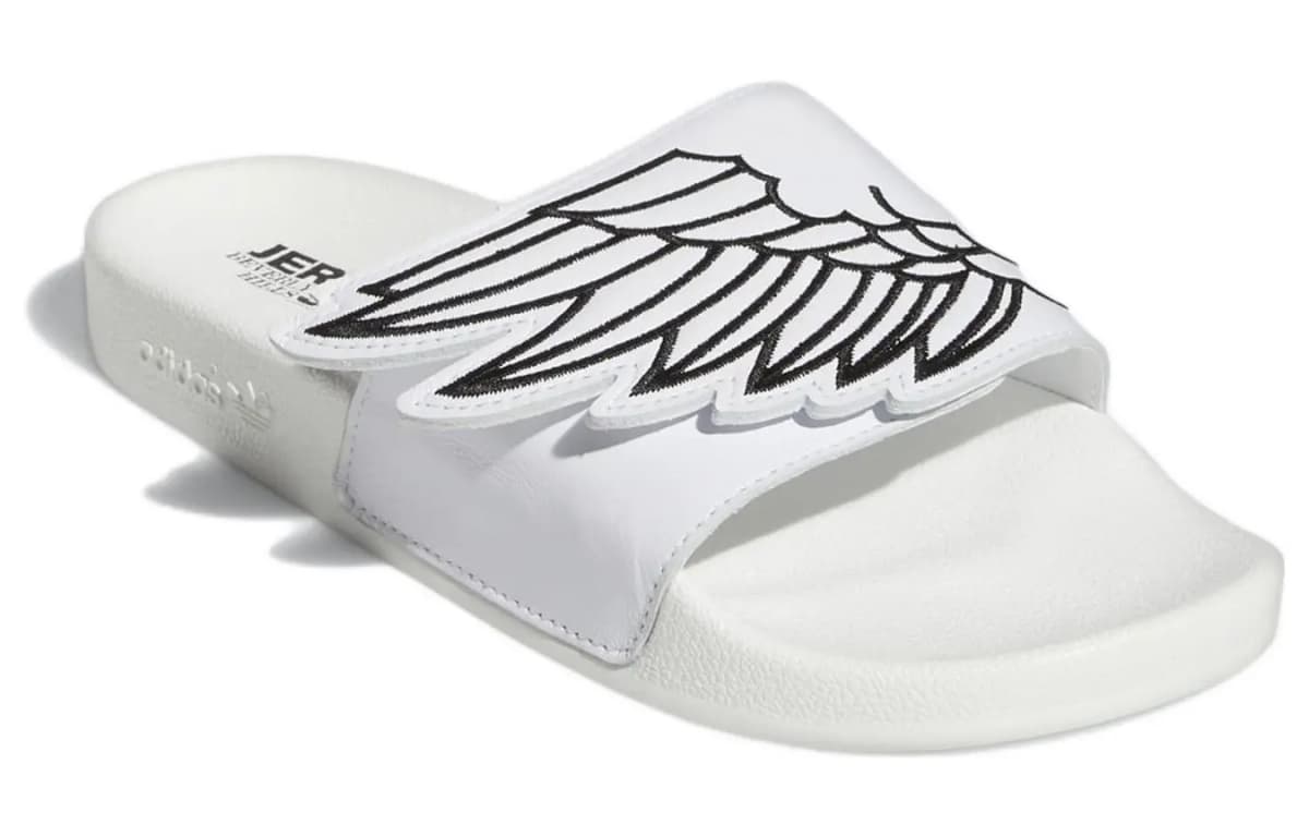 Adidas Originals Adilette Slides Jeremy Scott Wings Ağ 3