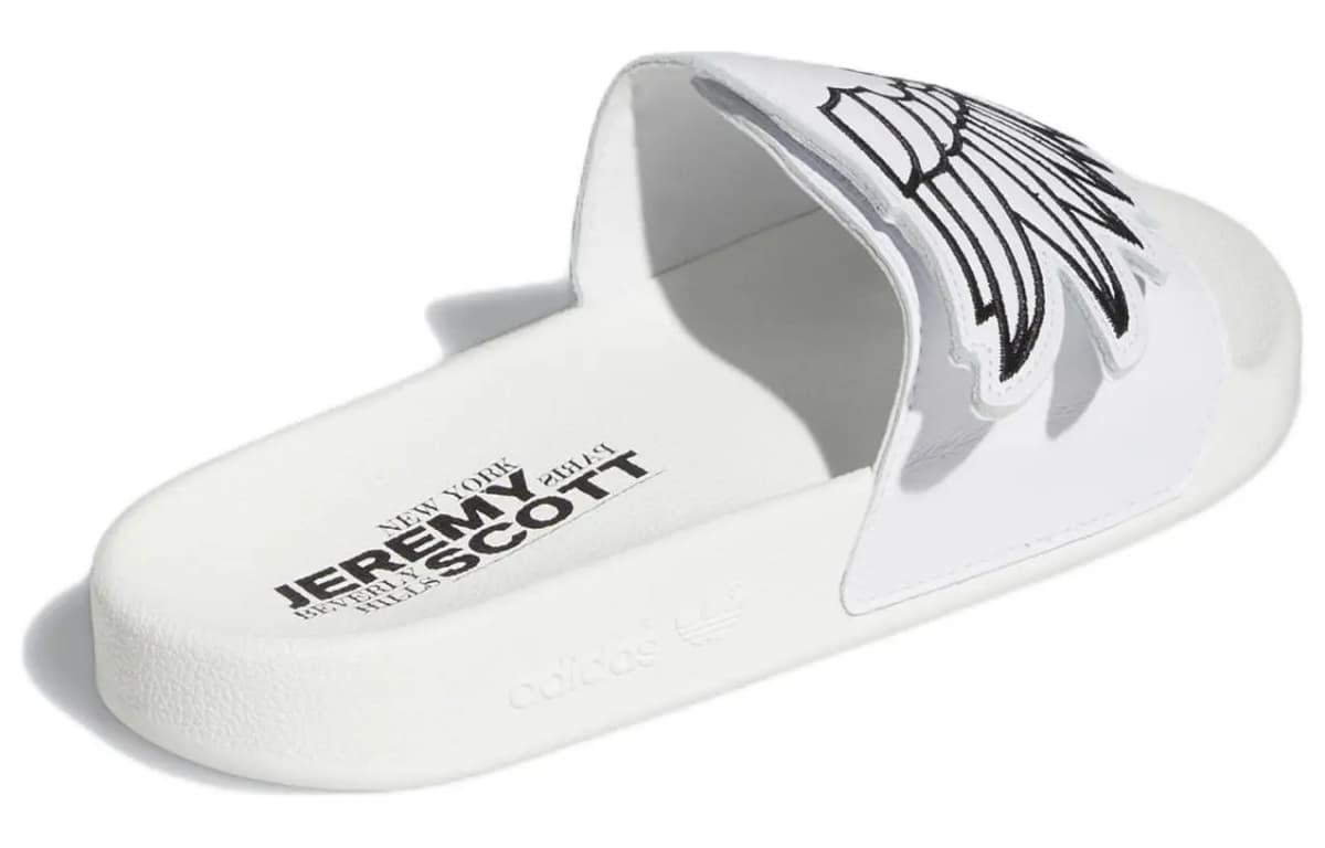 Adidas Originals Adilette Slides Jeremy Scott Wings Ağ 4