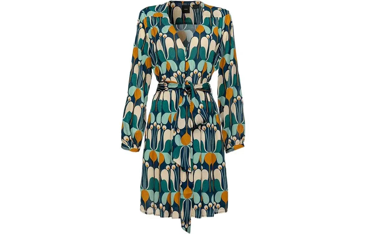 PINKO FW22 Uzunqol Don Qadın Yaşıl