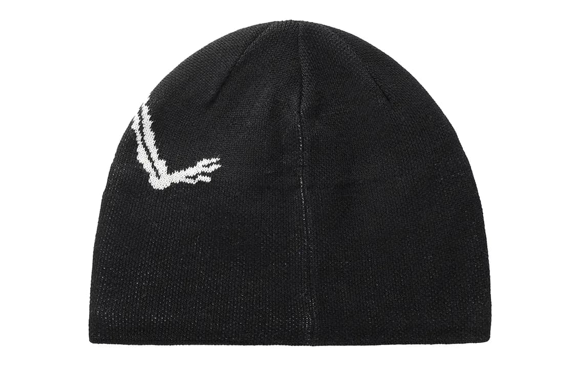 Arcteryx Comfortable Warm Pattern Decorative Wool Beanie Unisex Couple Style Black 2