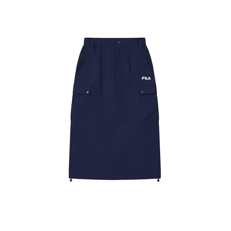 FILA ORIGINALE Round Pocket Utility Qadın Ətəyi Tünd Mavi