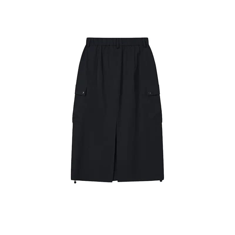 FILA ORIGINALE Round Pocket Cargo Qadın Ətəyi Qara 2