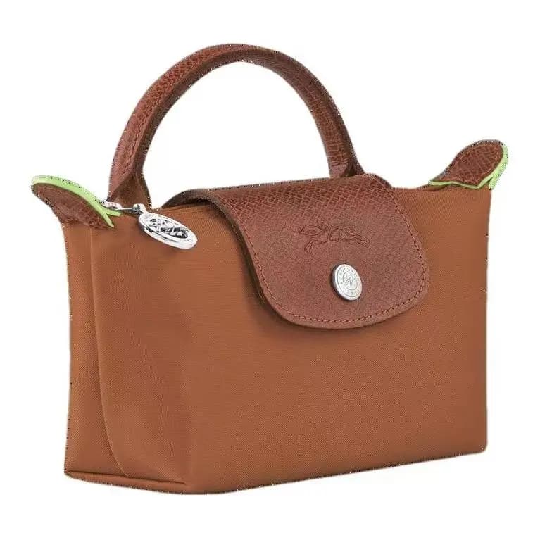 LONGCHAMP Le Pliage Dəri Çanta Qadın Qəhvəyi 3