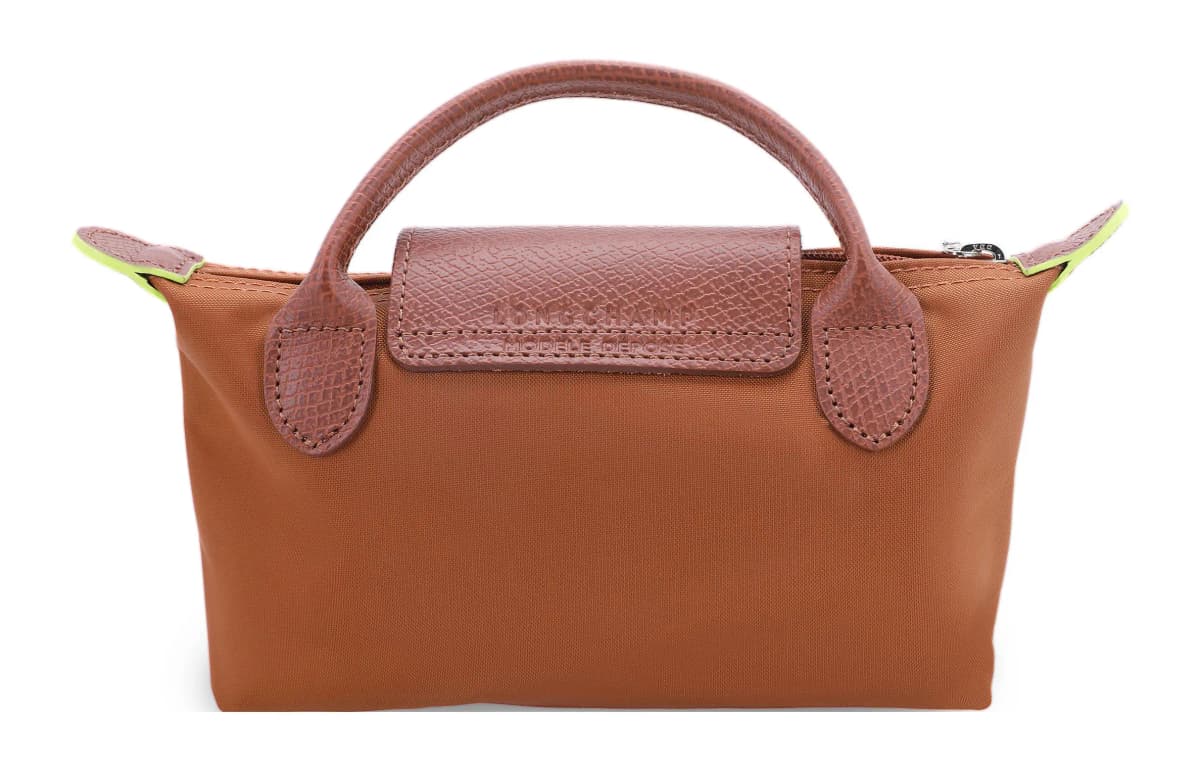 LONGCHAMP Le Pliage Dəri Çanta Qadın Qəhvəyi 2