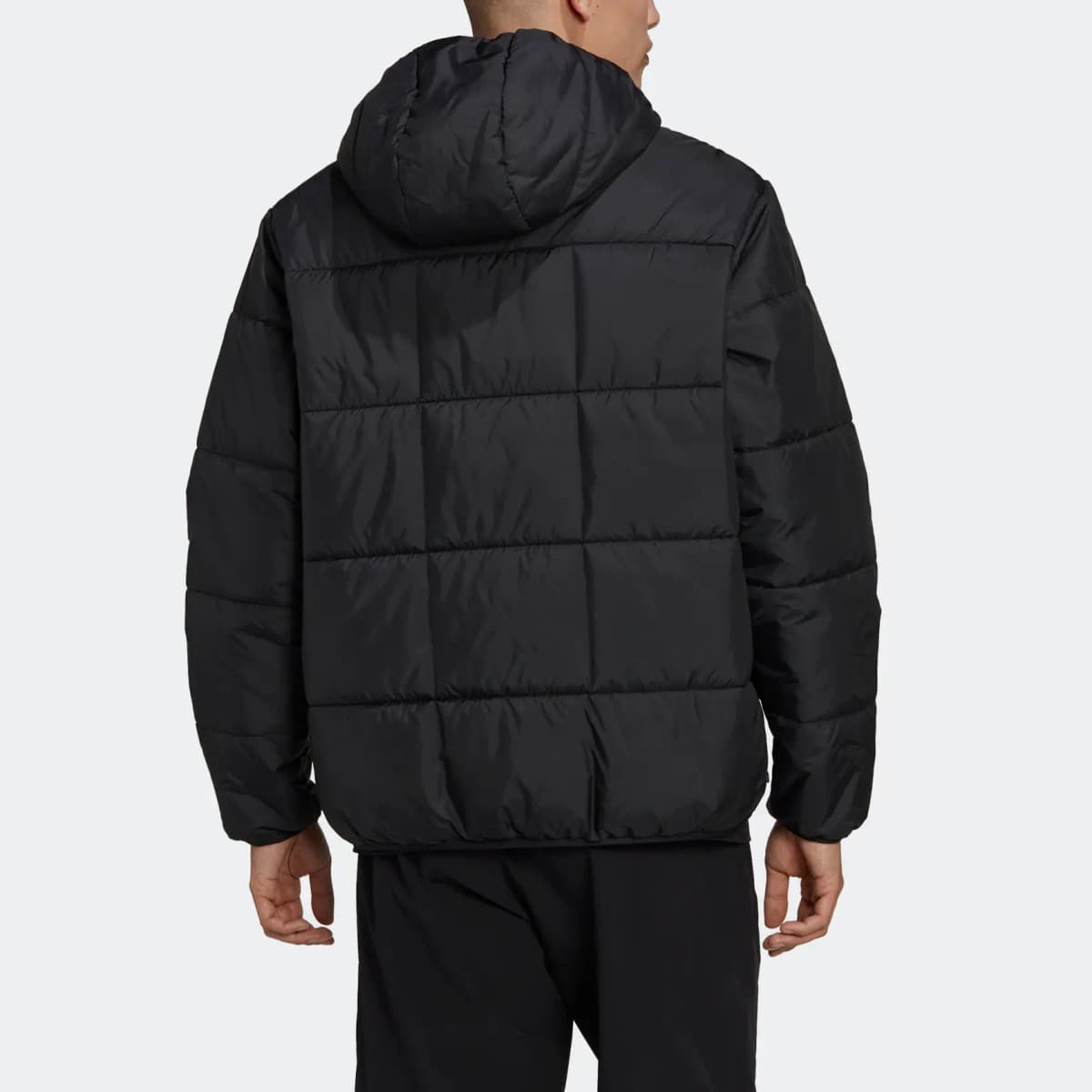 adidas Originals Kişi Puffer Pencək Qara 4