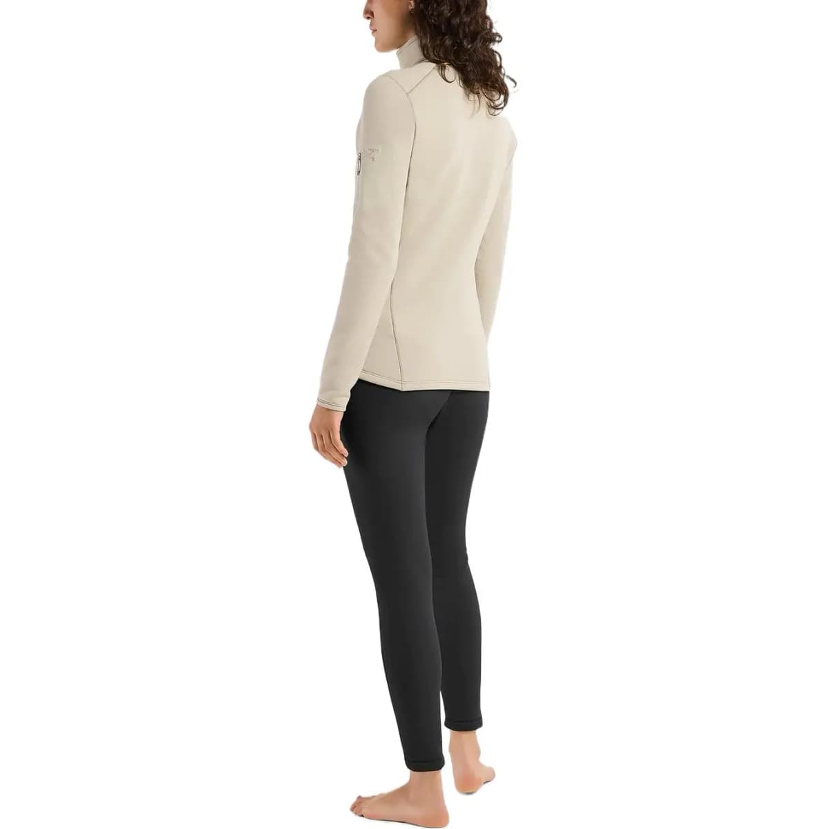 Arcteryx Solid Color High-Waist Slim Fit Leggings Women's Black 3