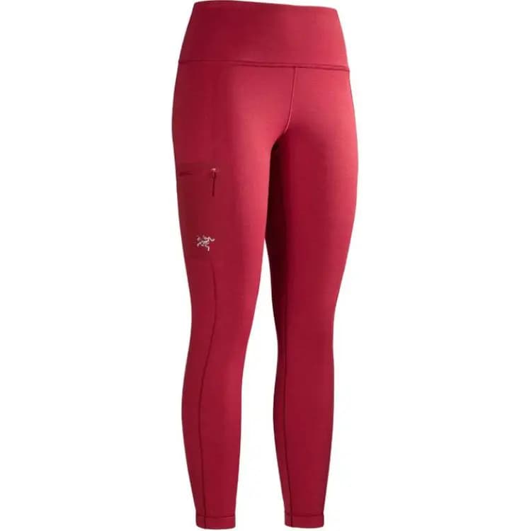 Arcteryx Solid Color High-Waist Slim Fit Leggings Women's Black 6