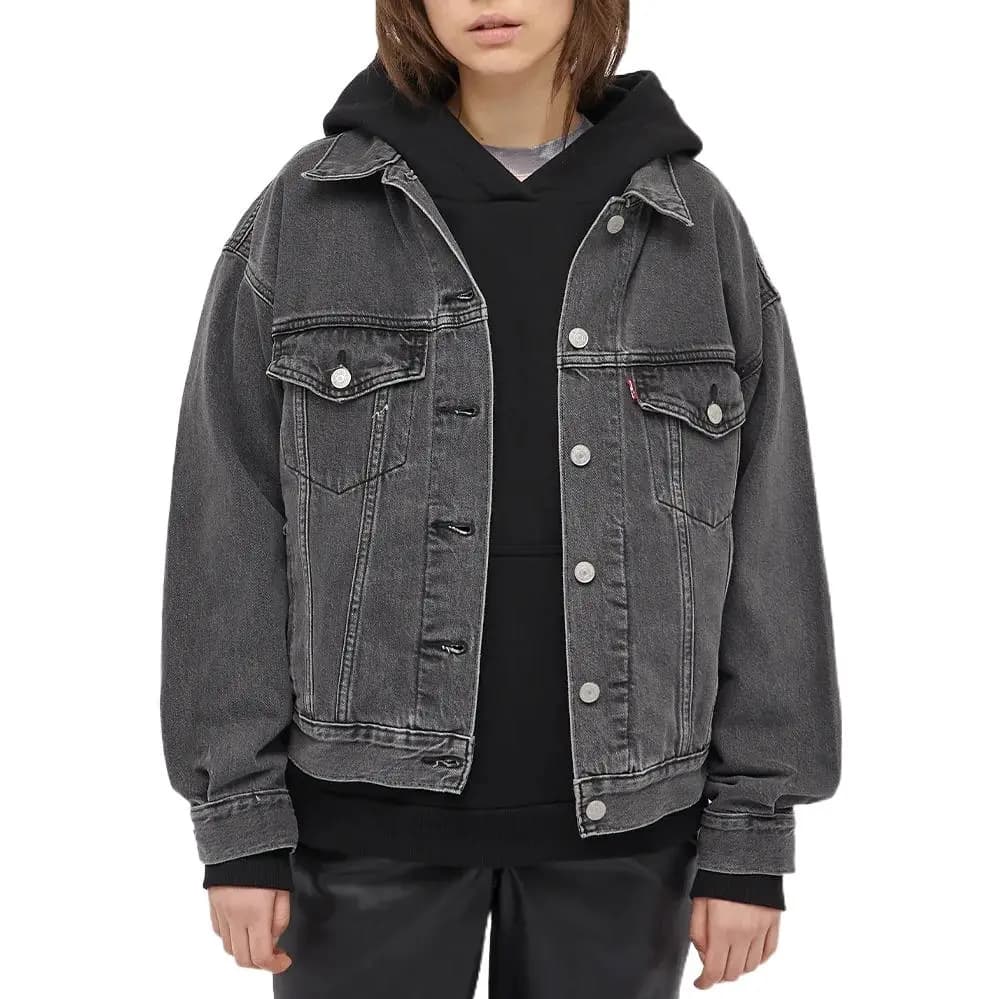 Levis Düyməli Cins Pencək 3
