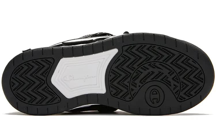 Champion Low Top Skateboard Shoes Men's Black White 5