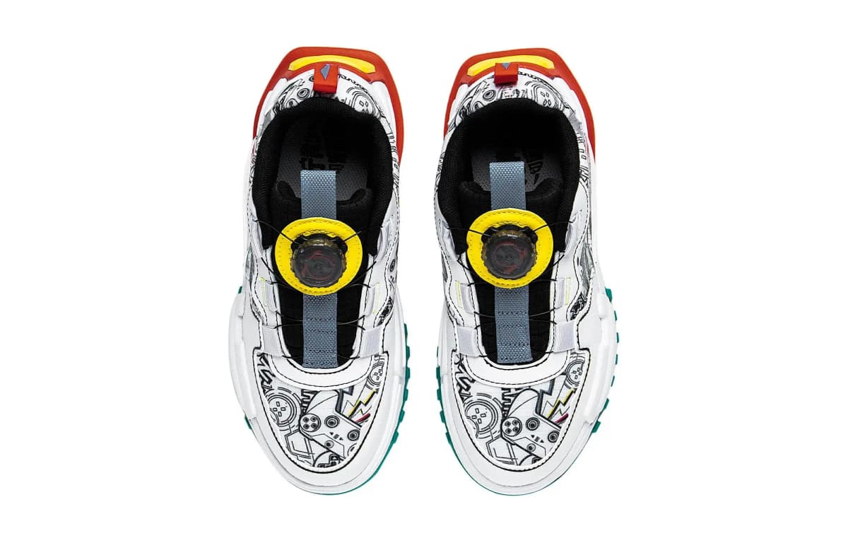LINING YOUNG Sports Life Collection Uşaq İdman Ayaqqabısı Qara/Ağ 4
