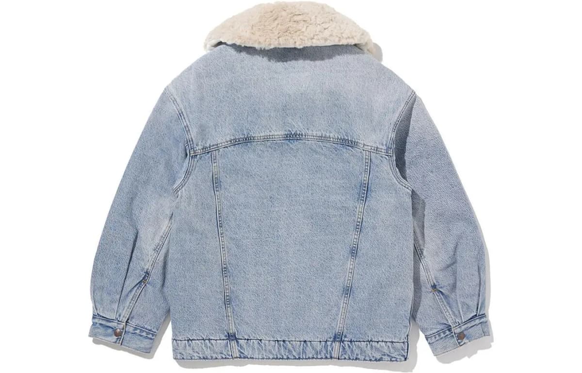 Levis FW22 FW22 Denim Jacket Loose Fit Women's Denim Jacket Blue Women's Blue 2