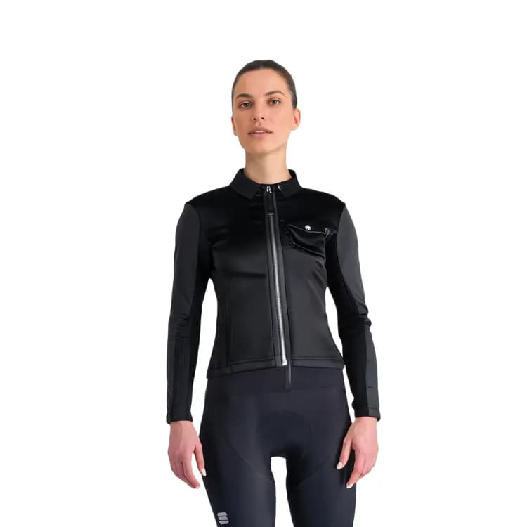 DIESEL FW22 Qısa Qadın Paltosu Qara 3