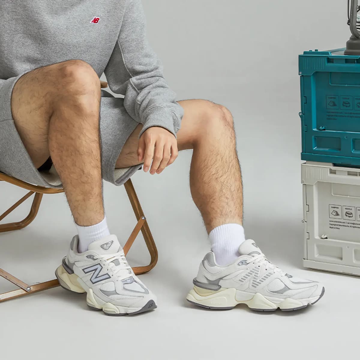 New Balance 9060 Sea Salt White 10