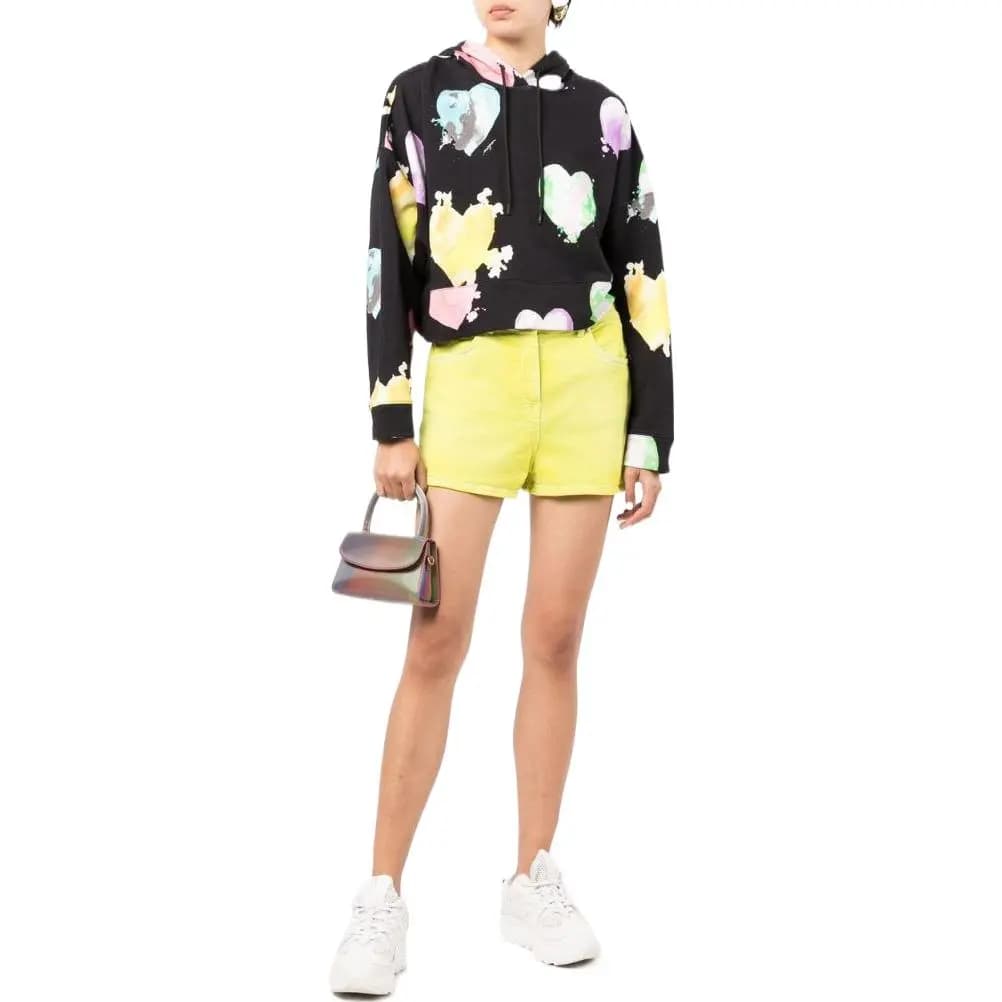 MSGM Qadın Denim Şortu Sarı 2