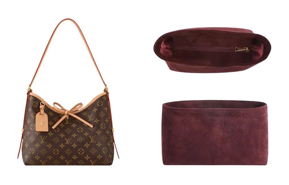 Luxury Care Artisan Workshop Original Fleece Bag Accessory Combination Women's Burgundy 4